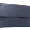 Gucci Black Leather Clutch Bag Handbag (Pre-Owned)