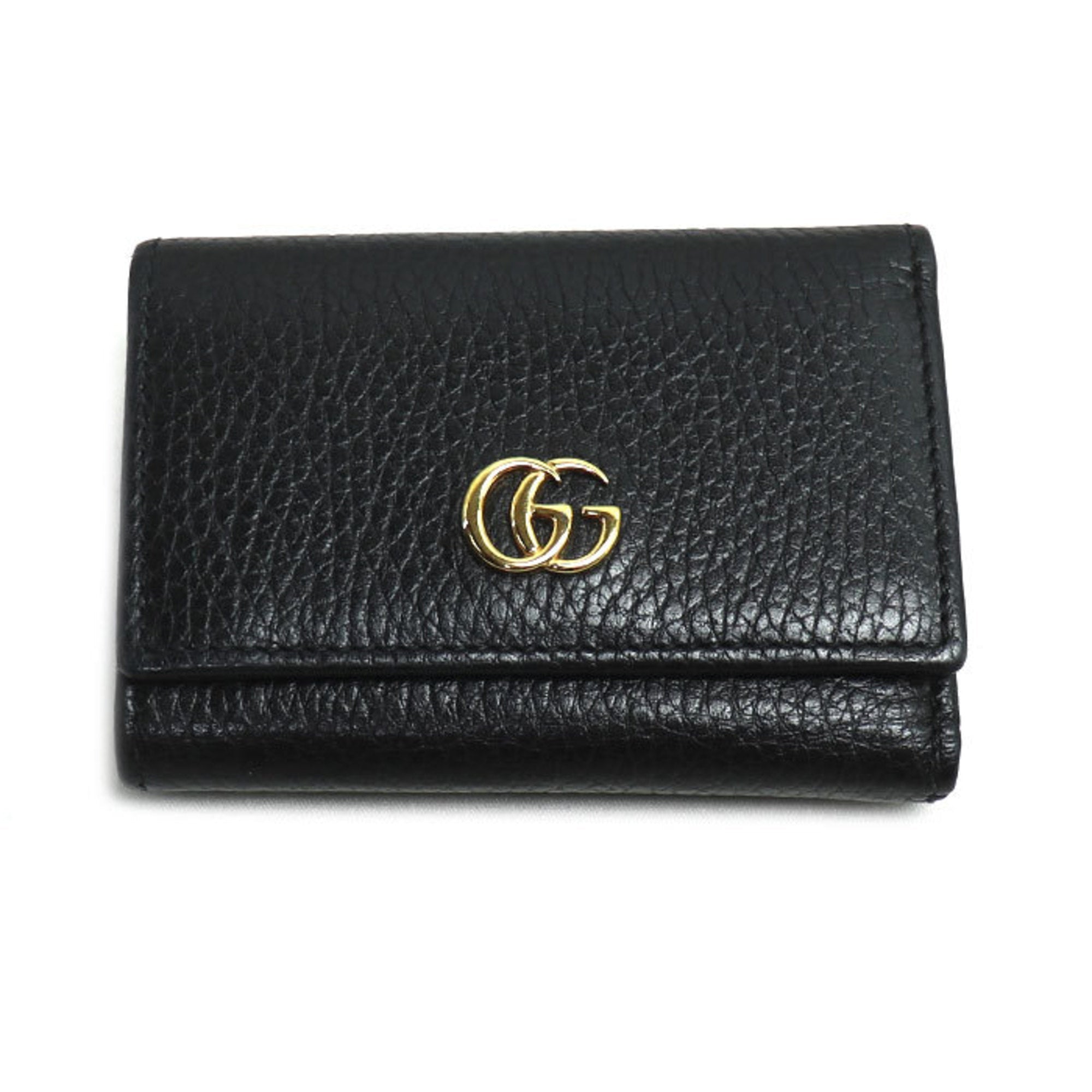 Gucci Black Leather Wallet (Tri-Fold) (Pre-Owned)