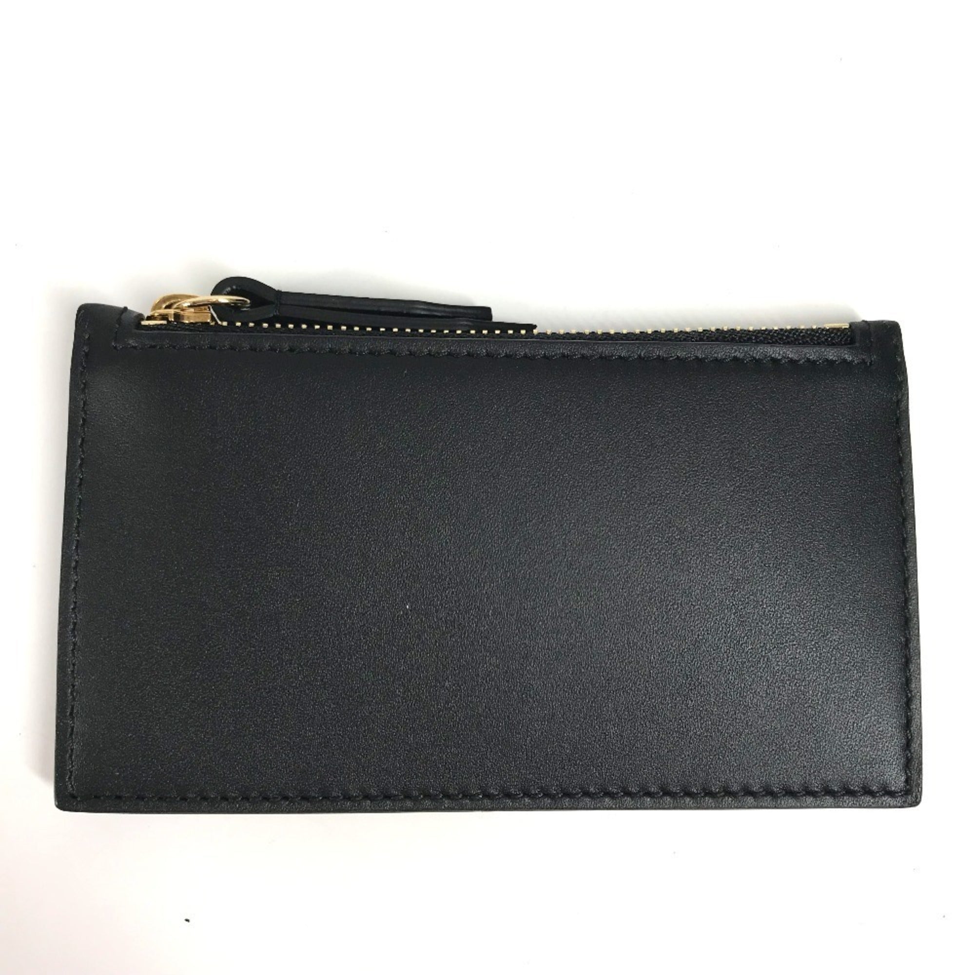 Gucci Black Leather Coin Purse/Coin Case (Pre-Owned)