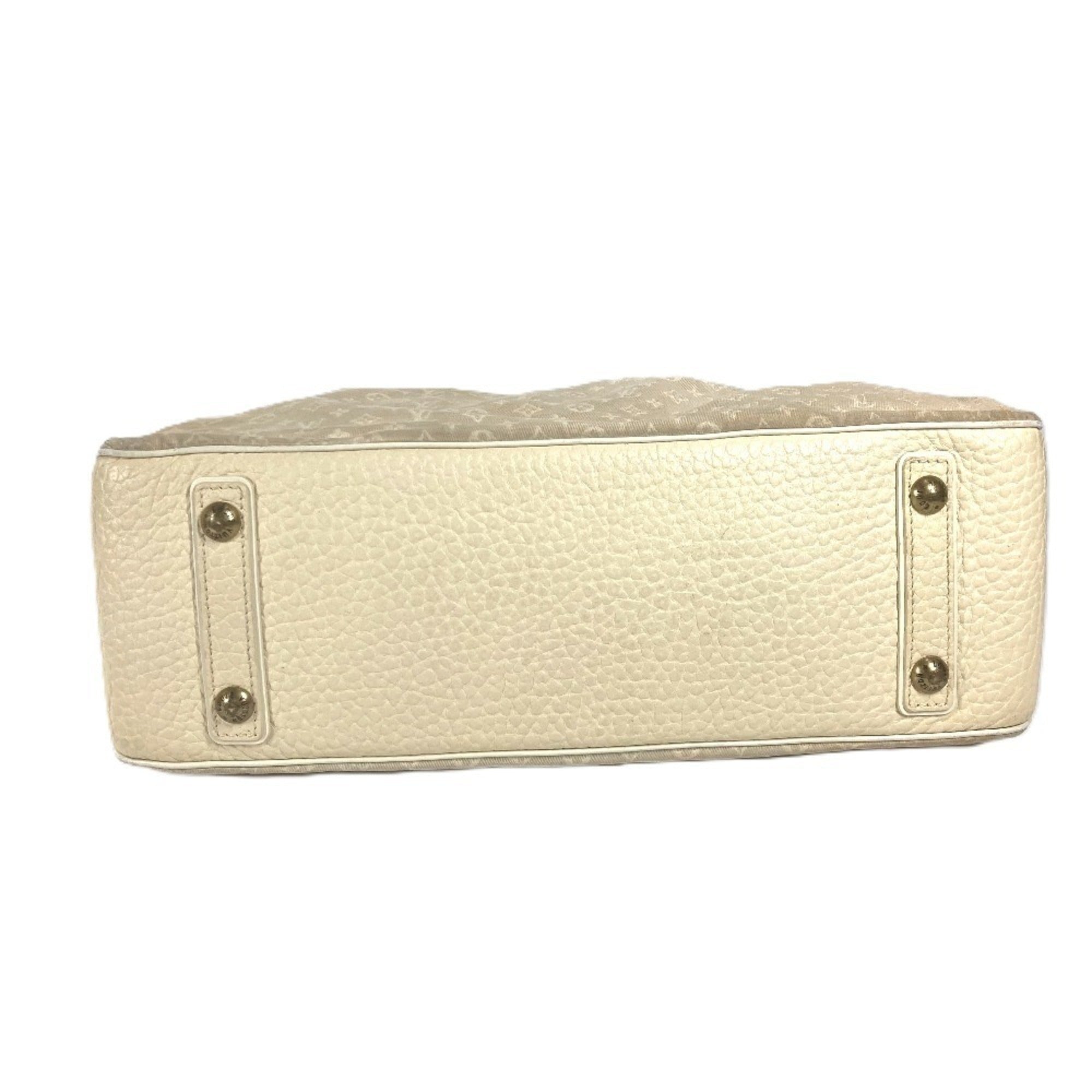 Louis Vuitton Monogram Mini Beige Gris Monogram Mini Boston Bag Handbag Shoulder Bag (Pre-Owned)
