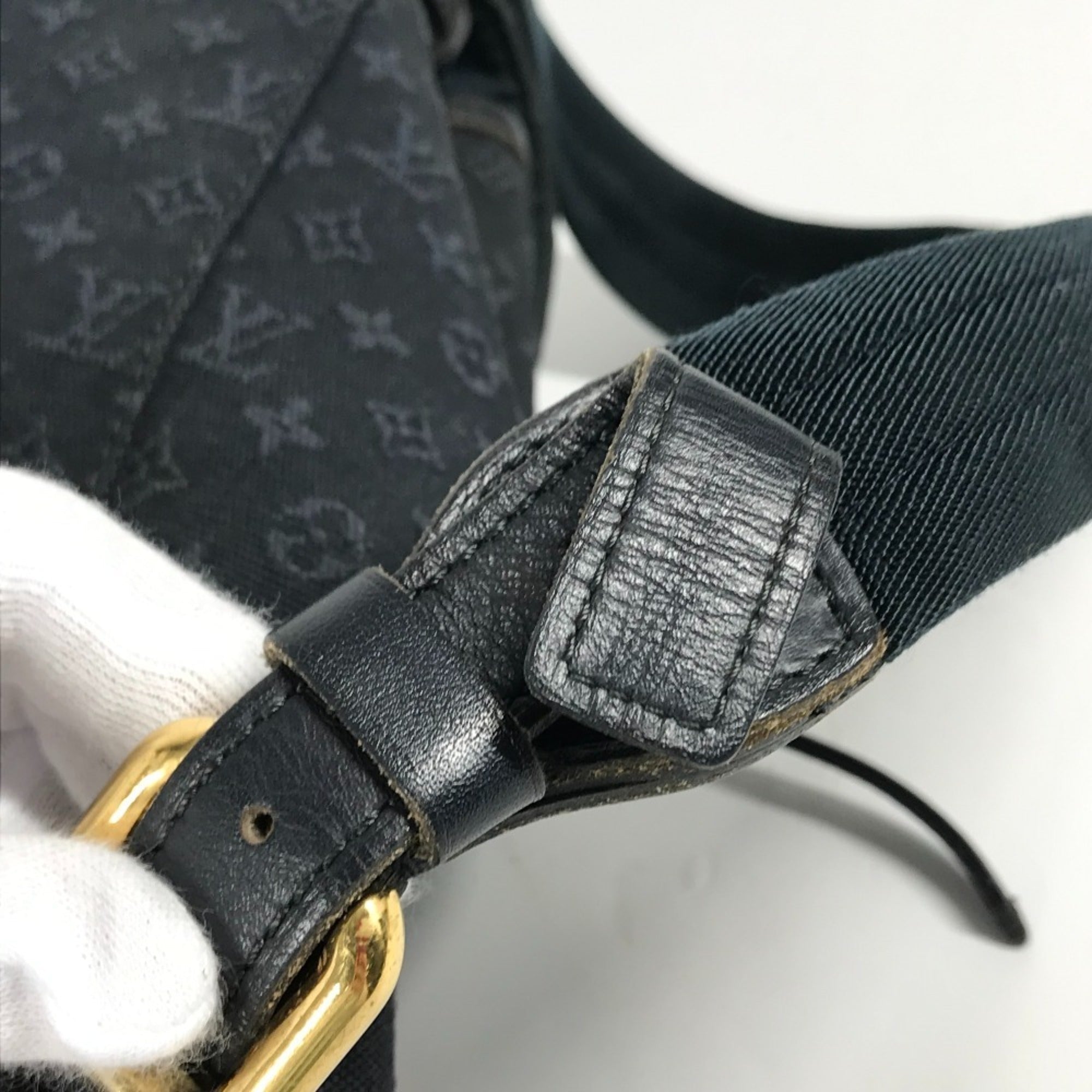 Louis Vuitton Monogram Denim Blue Tst Blue Monogram Denim Backpack (Pre-Owned)