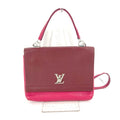 Louis Vuitton Purple Leather Handbag (Pre-Owned)