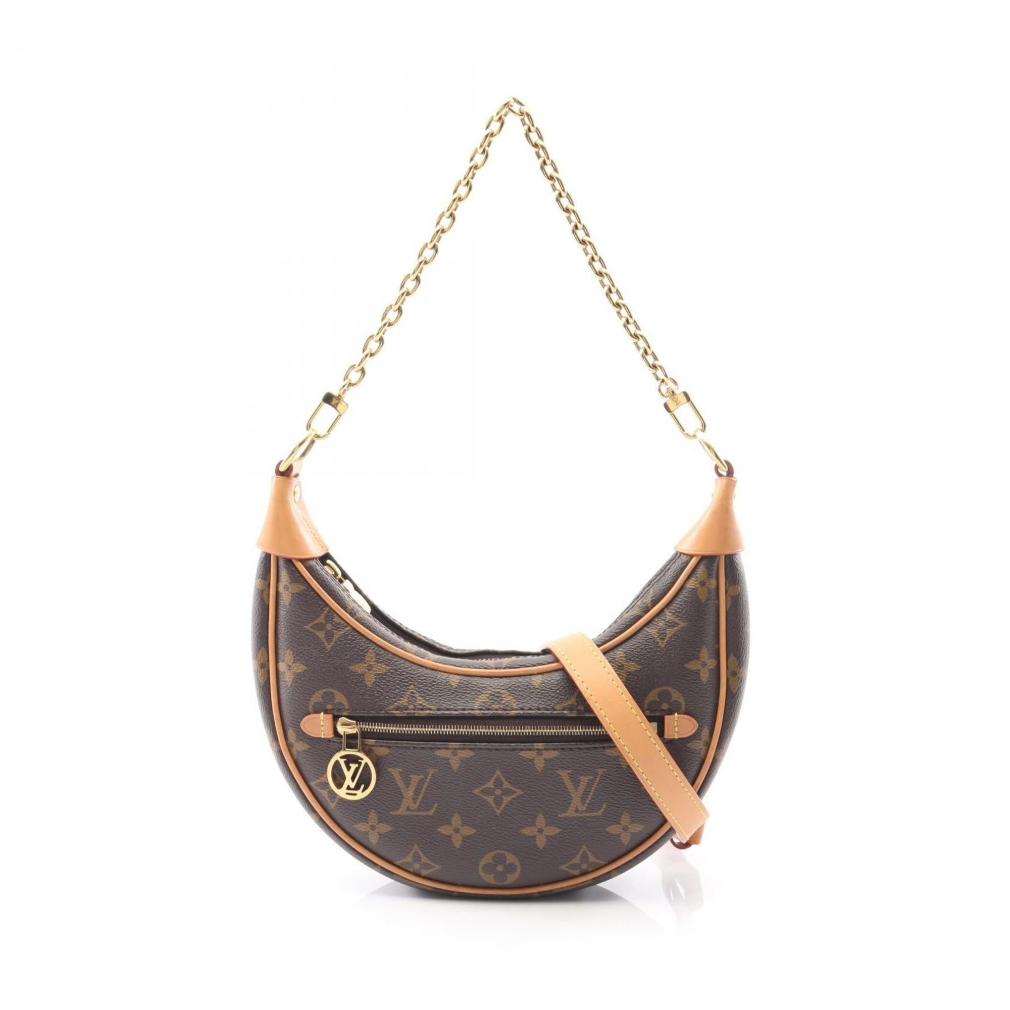 Louis Vuitton Brown Pvc Leather Shoulder Bag (Pre-Owned)