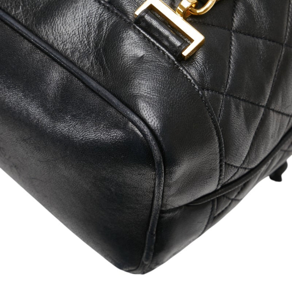 Chanel Black Leather Backpack (Pre-Owned)