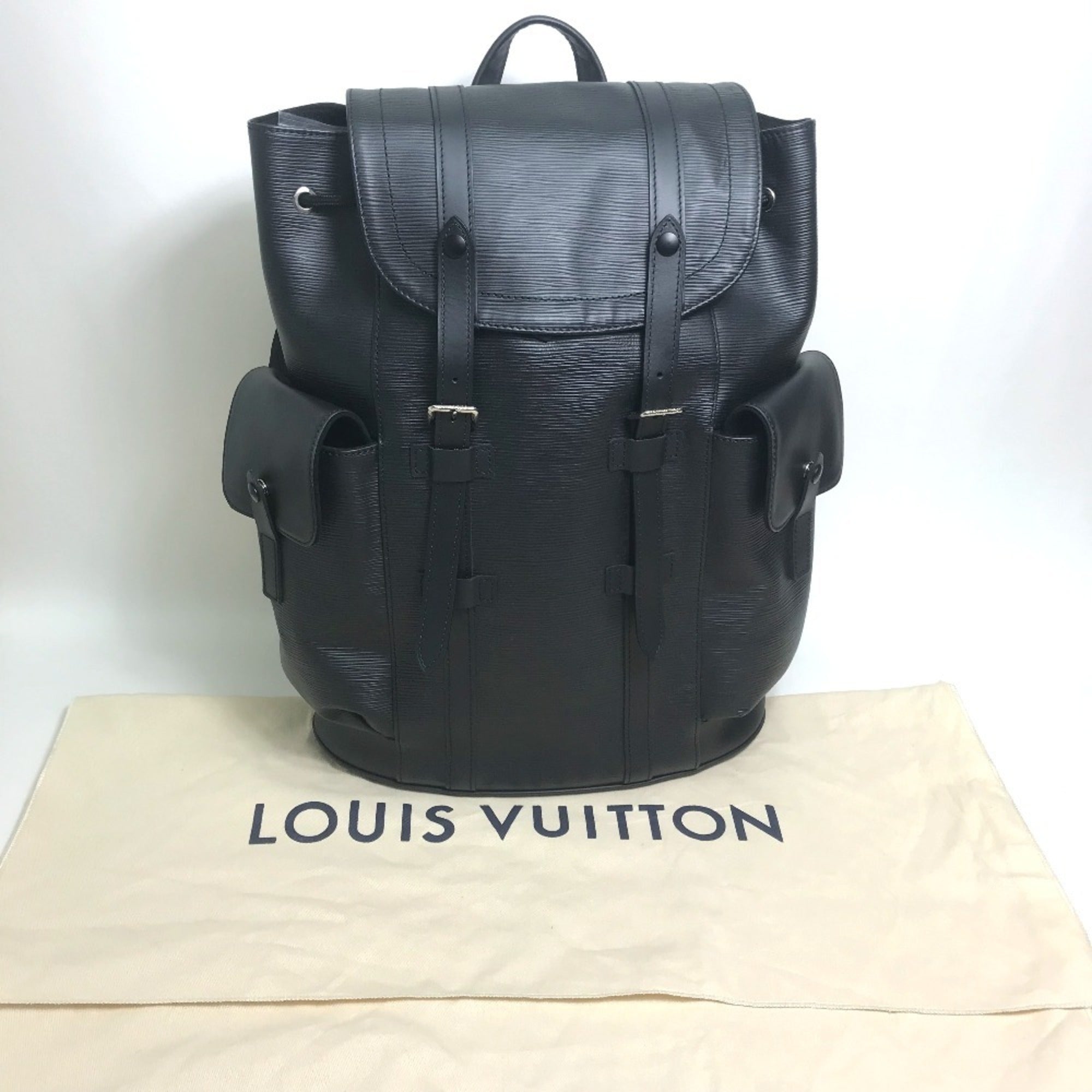 Louis Vuitton Black Epi Leather Backpack (Pre-Owned)