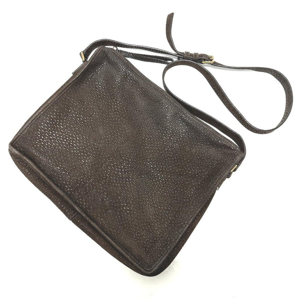 Prada Brown Leather Shoulder Bag (Pre-Owned)