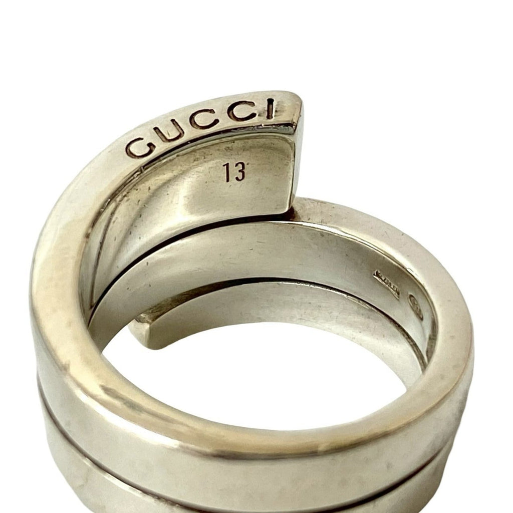 Gucci Silver Silver 925 Band Ring (Pre-Owned)