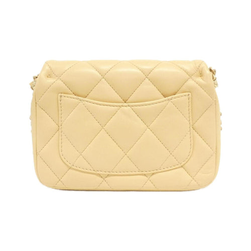 Chanel Beige Leather Shoulder Bag (Pre-Owned)