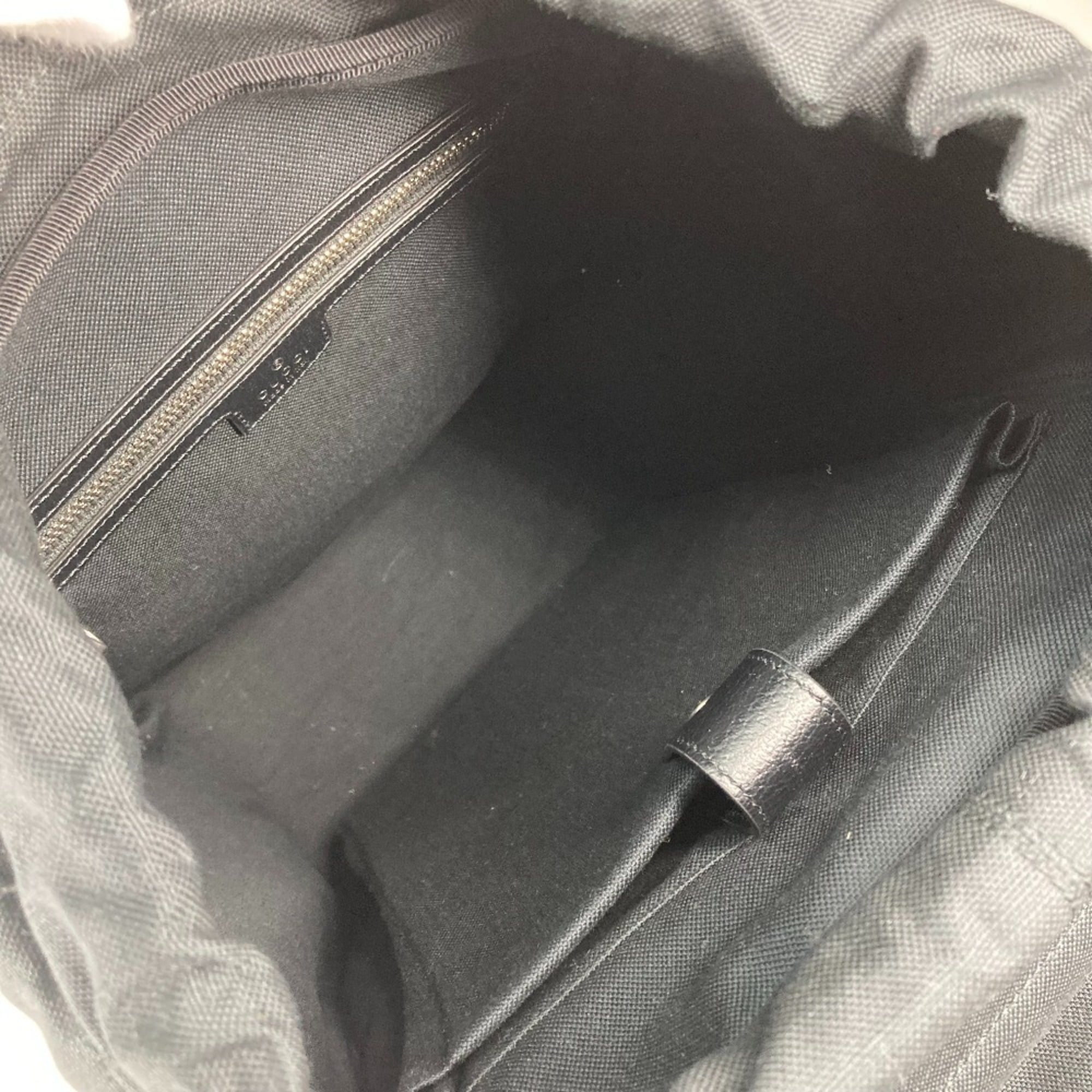 Gucci Black Gg Supreme Backpack (Pre-Owned)