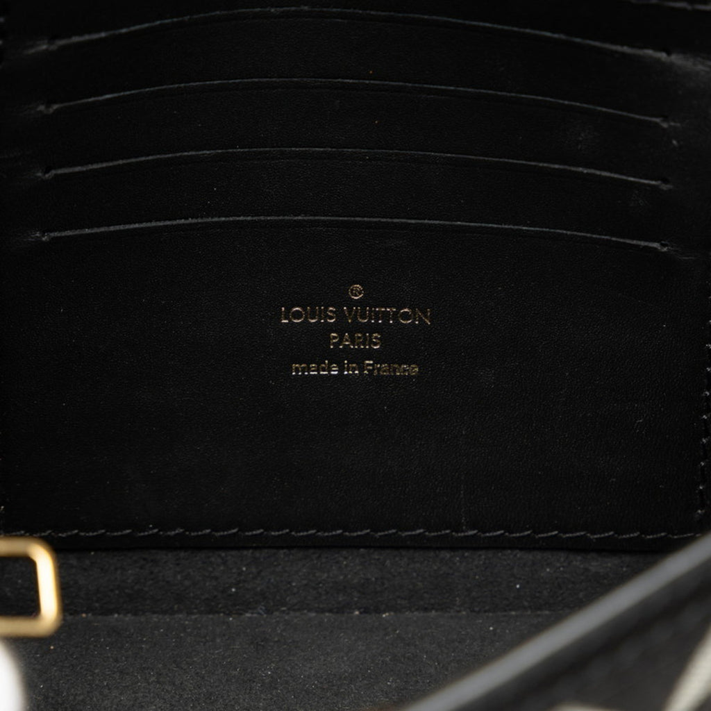 Louis Vuitton Monogram Black Monogram Noir Leather Shoulder Bag (Pre-Owned)