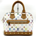 Louis Vuitton White Monogram Multicolore Handbag (Pre-Owned)