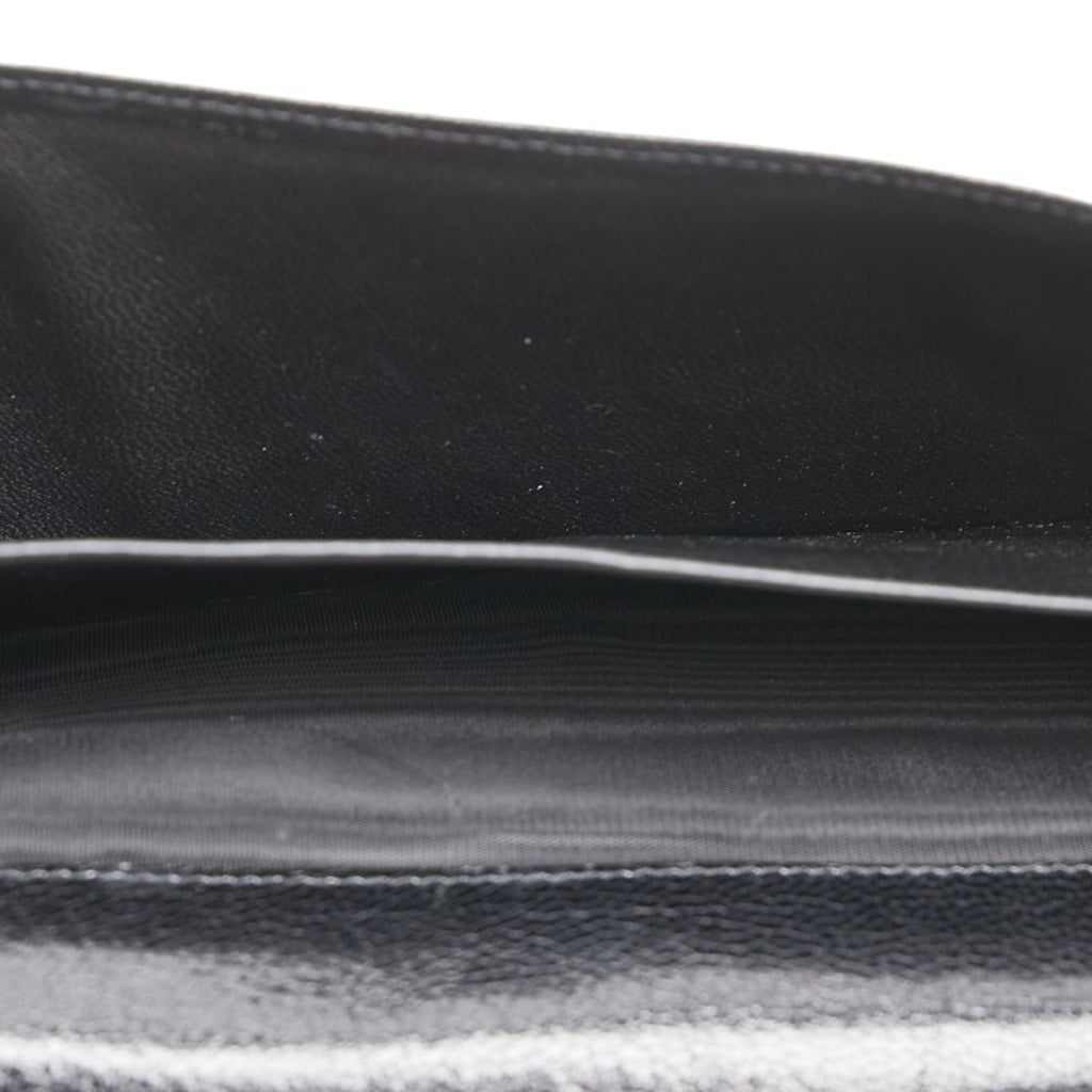 Gucci Black Green Leather Coin Purse/Coin Case (Pre-Owned)