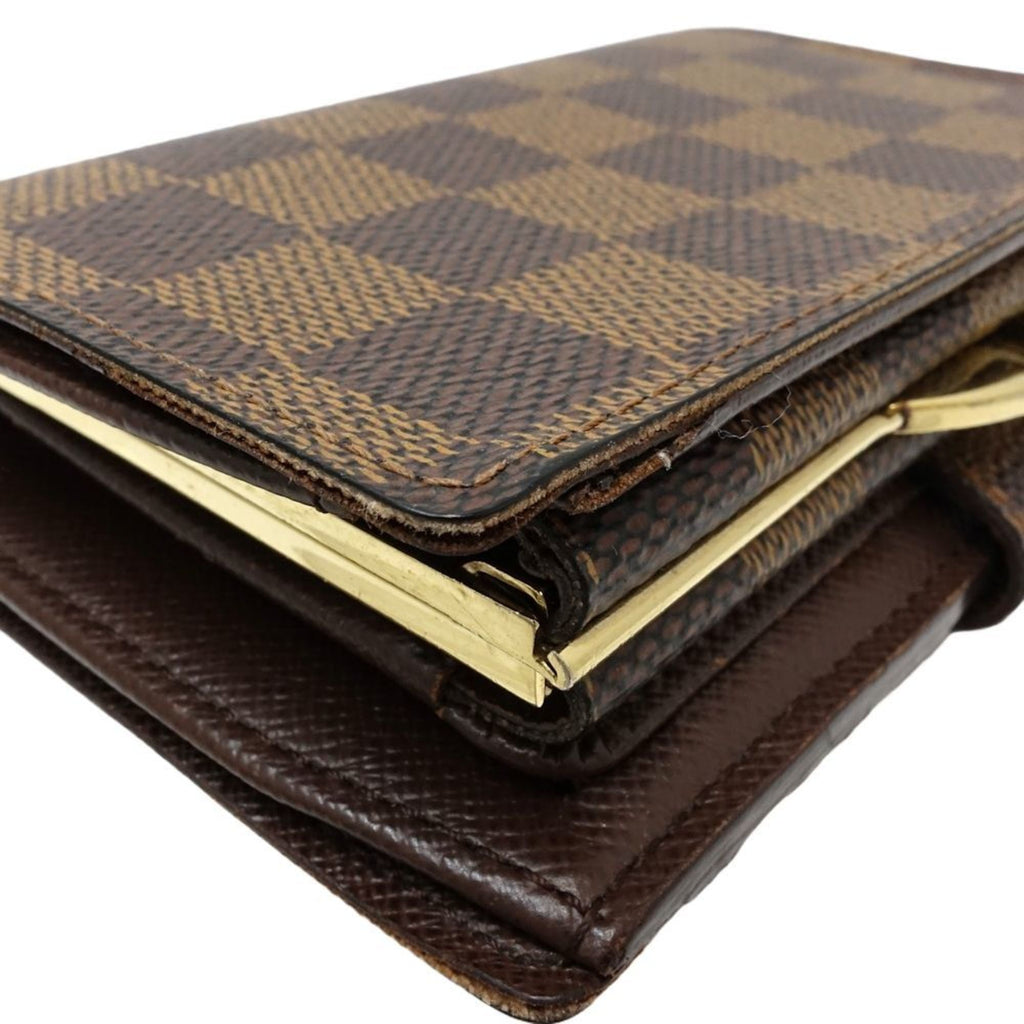 Louis Vuitton Damier Ebene Canvas Wallet (Bi-Fold) (Pre-Owned)
