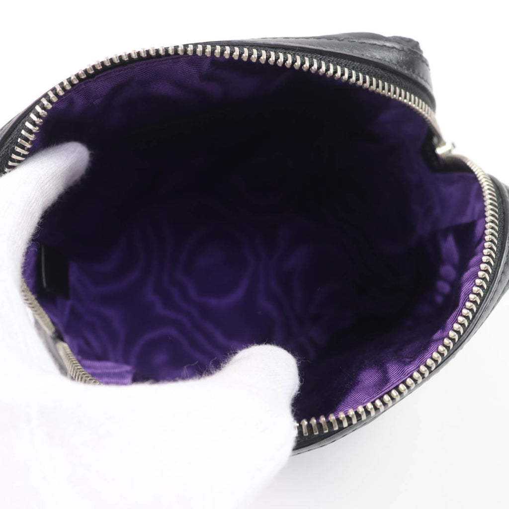 Gucci Black Purple Nylon Pouch (Pre-Owned)