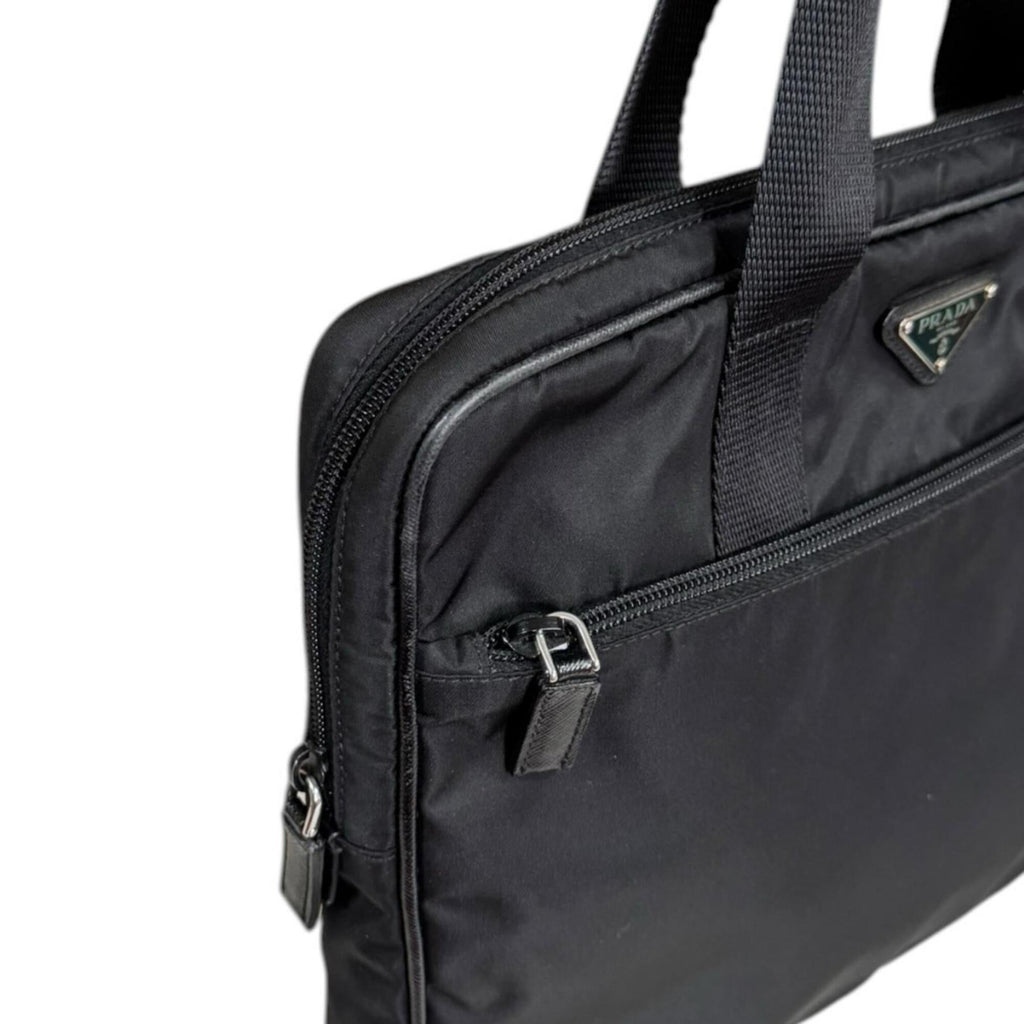 Prada Black Nylon Shoulder Bag (Pre-Owned)
