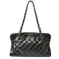 Chanel Black Patent Leather Tote Bag (Pre-Owned)