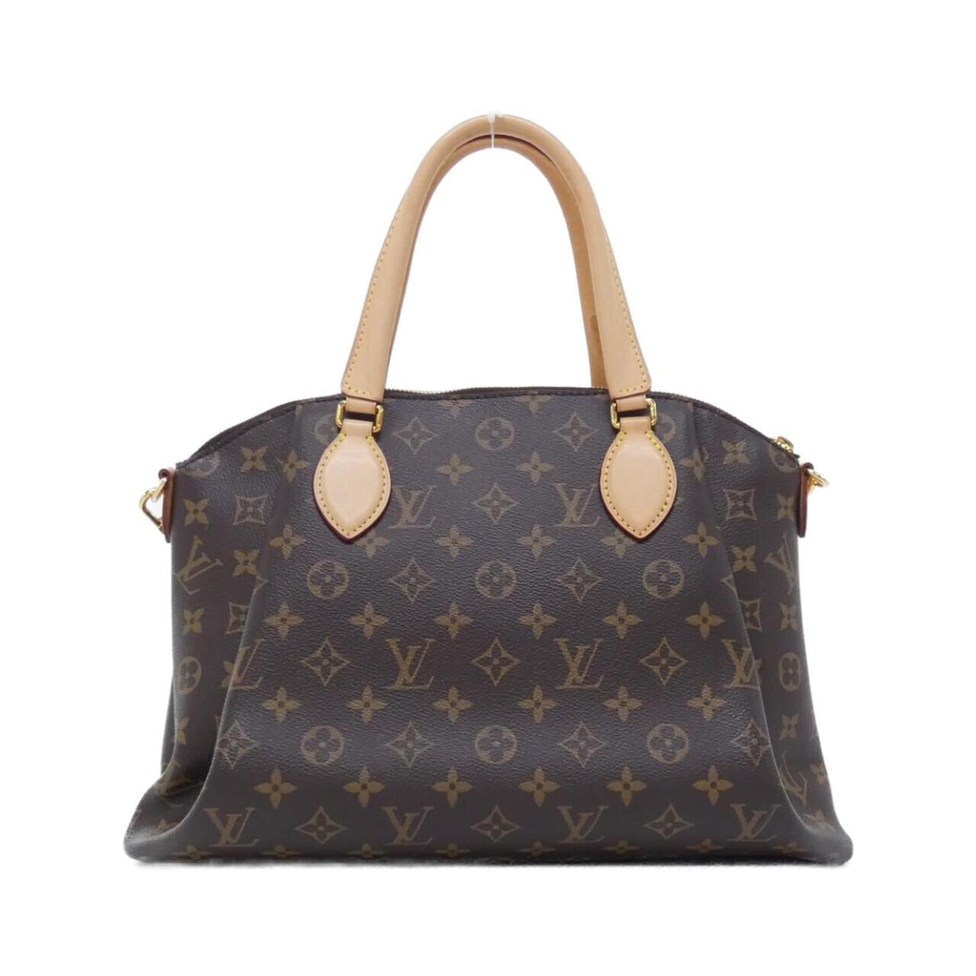 Louis Vuitton Monogram Marron Coated Canvas Handbag (Pre-Owned)