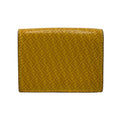 Fendi Yellow Leather Wallet (Tri-Fold) (Pre-Owned)