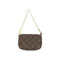 Louis Vuitton Marron Monogram Coated Canvas Pochette Pouch (Pre-Owned)