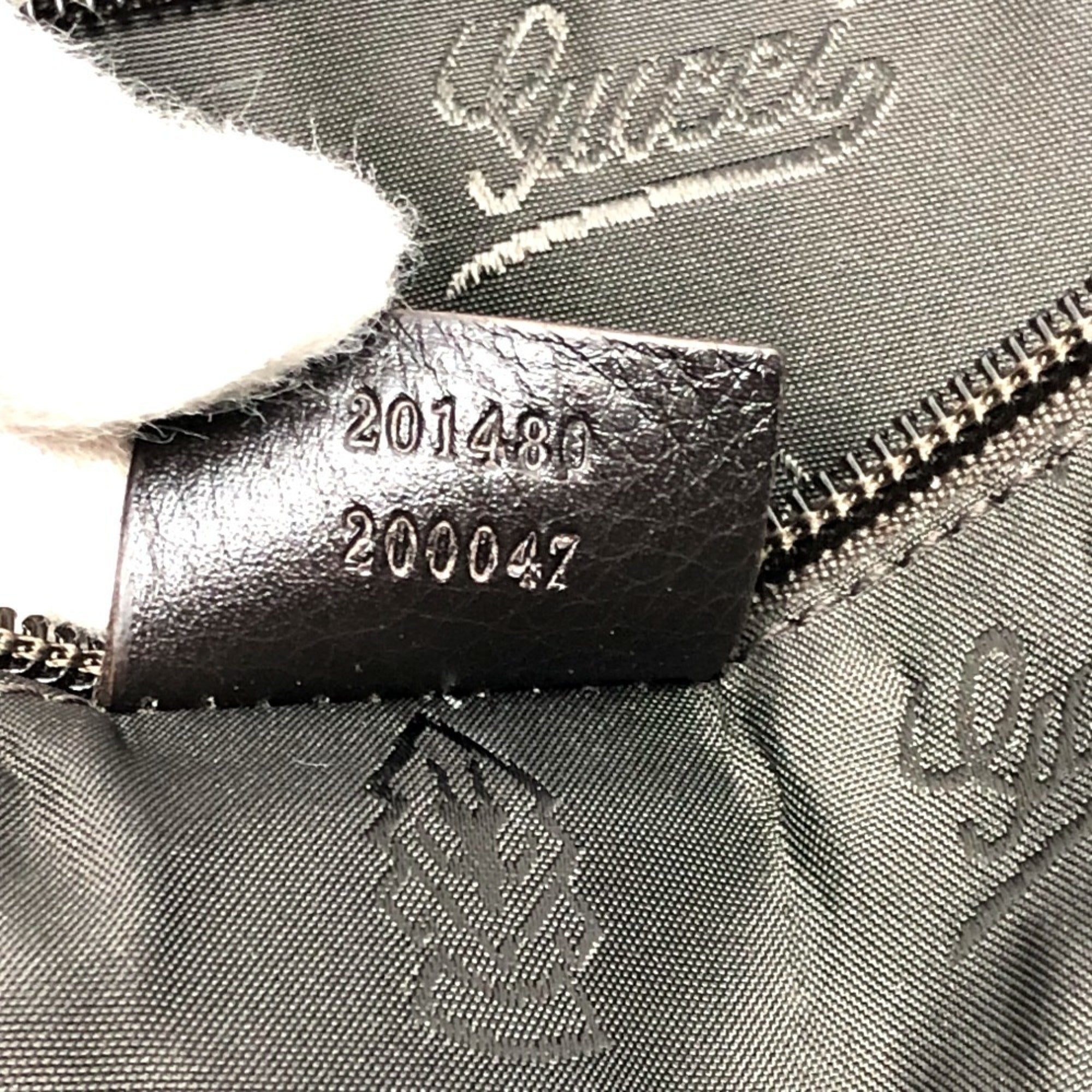 Gucci Brown Leather Briefcase Handbag (Pre-Owned)