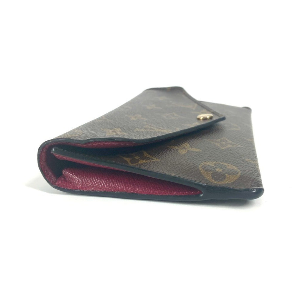 Louis Vuitton Monogram Brown Pink Monogram Long Wallet (Bi-Fold) (Pre-Owned)