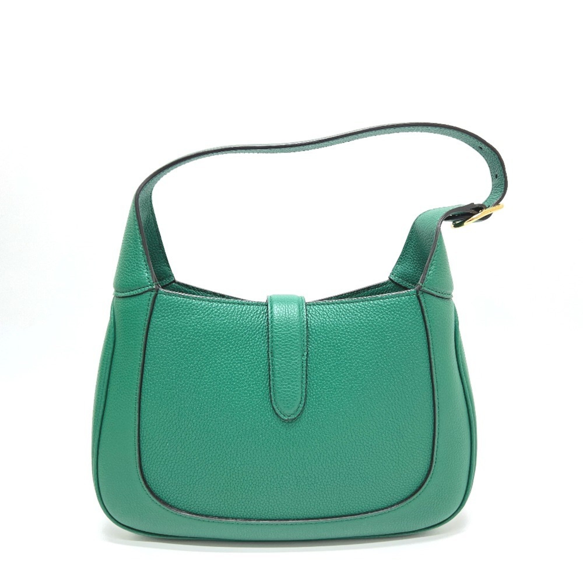 Gucci Green Leather Shoulder Bag (Pre-Owned)