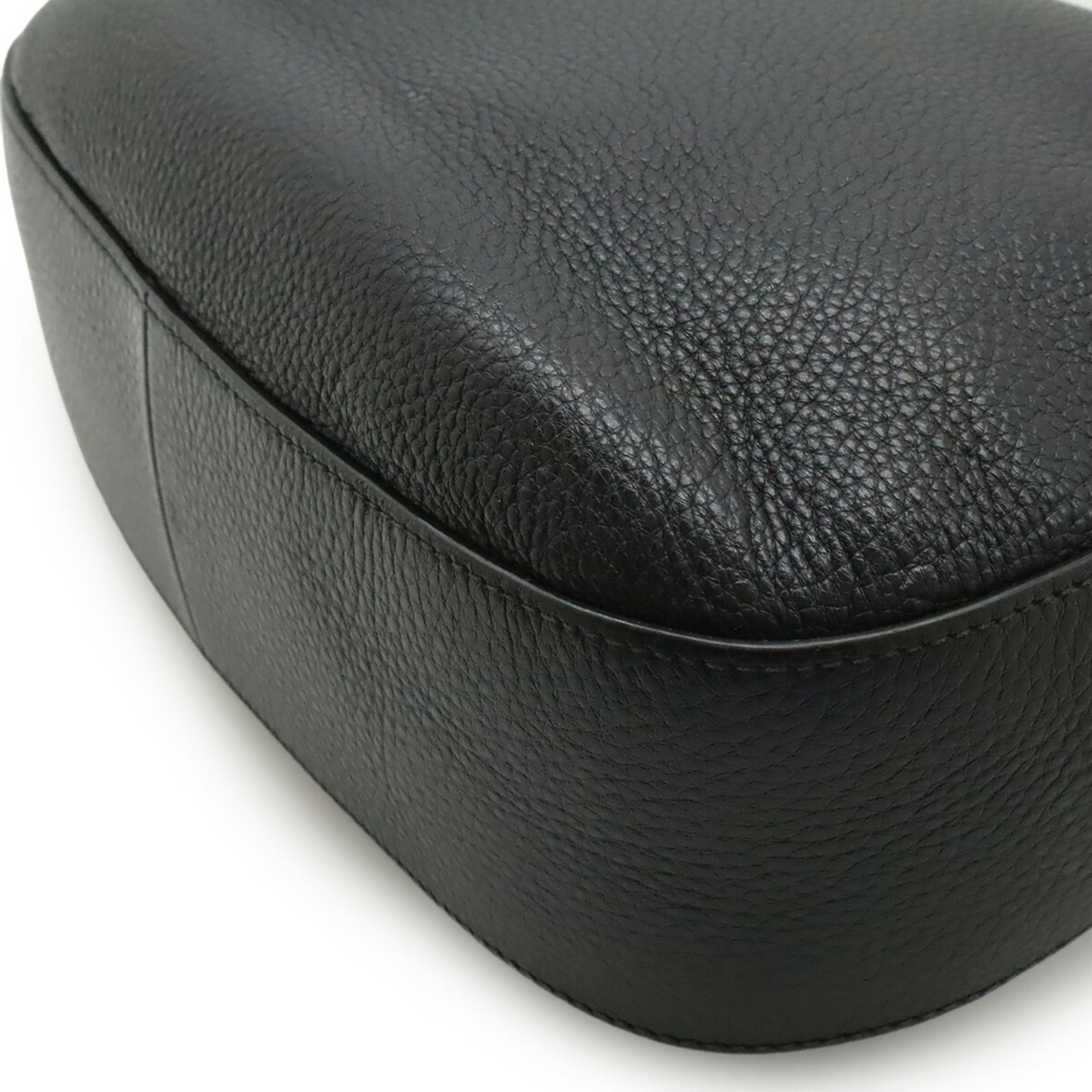 Prada Black Nero Leather Shoulder Bag (Pre-Owned)