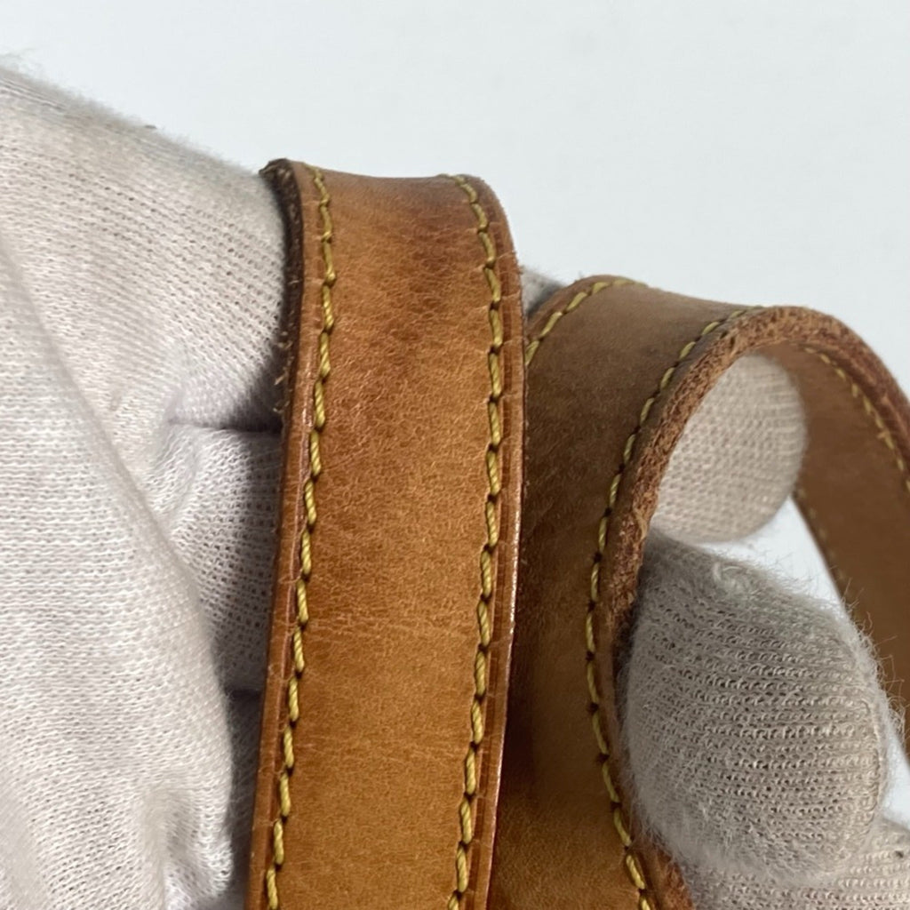 Louis Vuitton Brown Red Color Monogram Shoulder Bag Tote Bag (Pre-Owned)