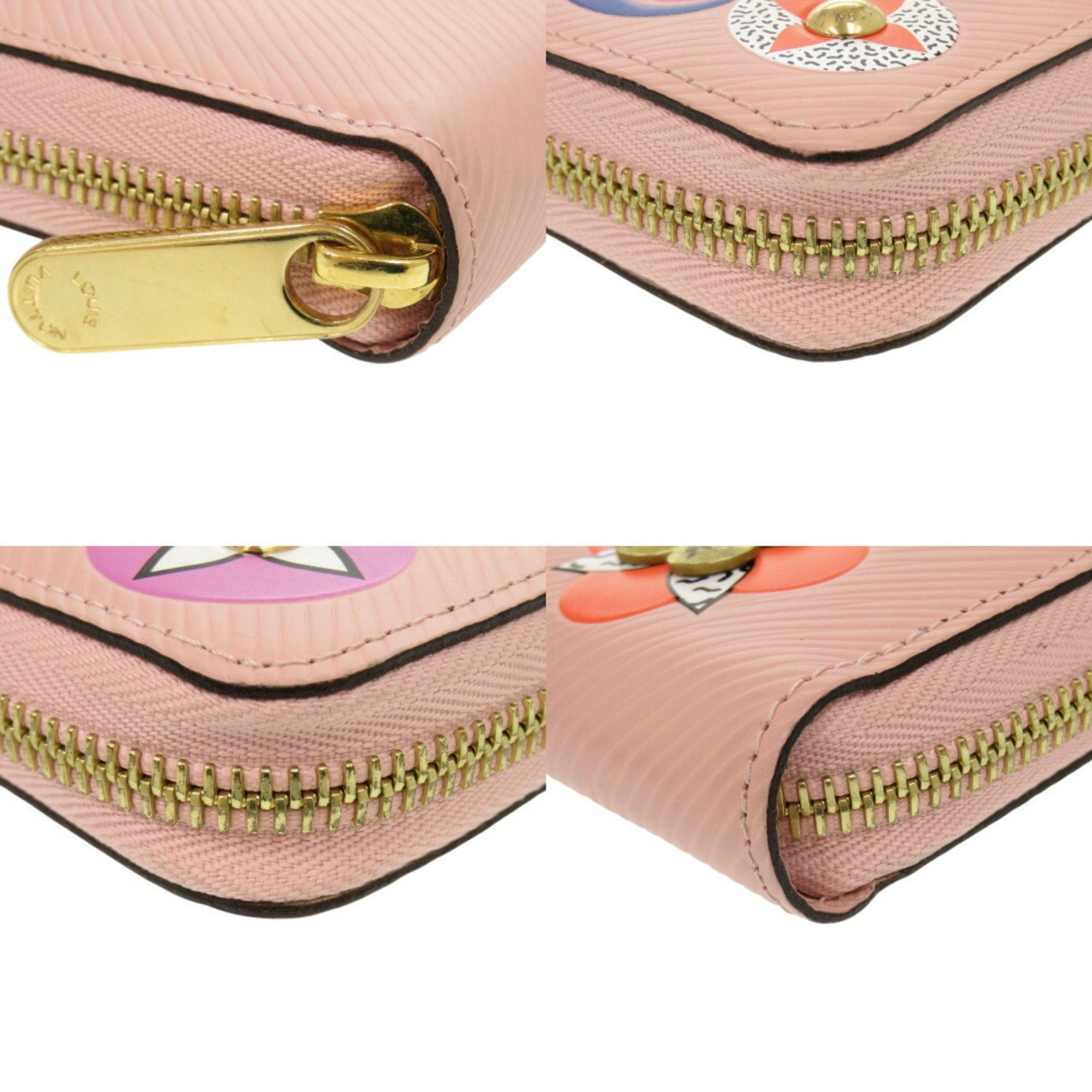 Louis Vuitton Pink Epi Leather Long Wallet (Bi-Fold) (Pre-Owned)