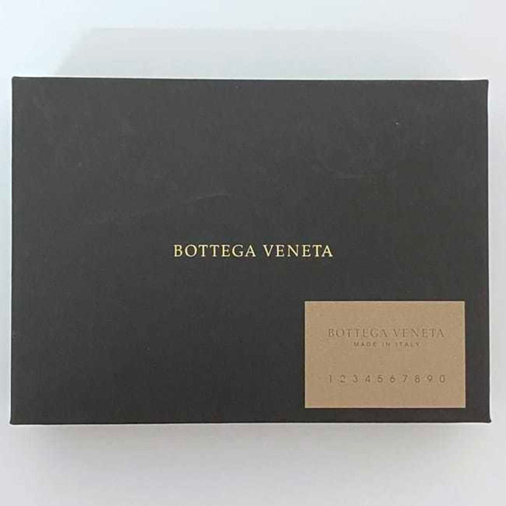 Bottega Veneta Black Leather Coin Purse/Coin Case (Pre-Owned)