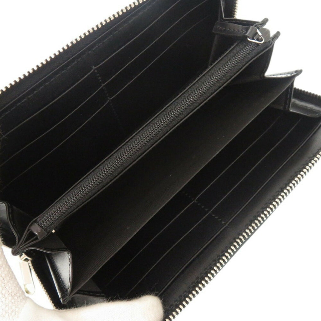 Gucci Black Leather Long Wallet (Bi-Fold) (Pre-Owned)