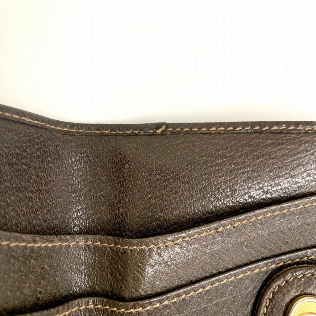 Gucci Brown Gg Supreme Leather Wallet (Bi-Fold) (Pre-Owned)