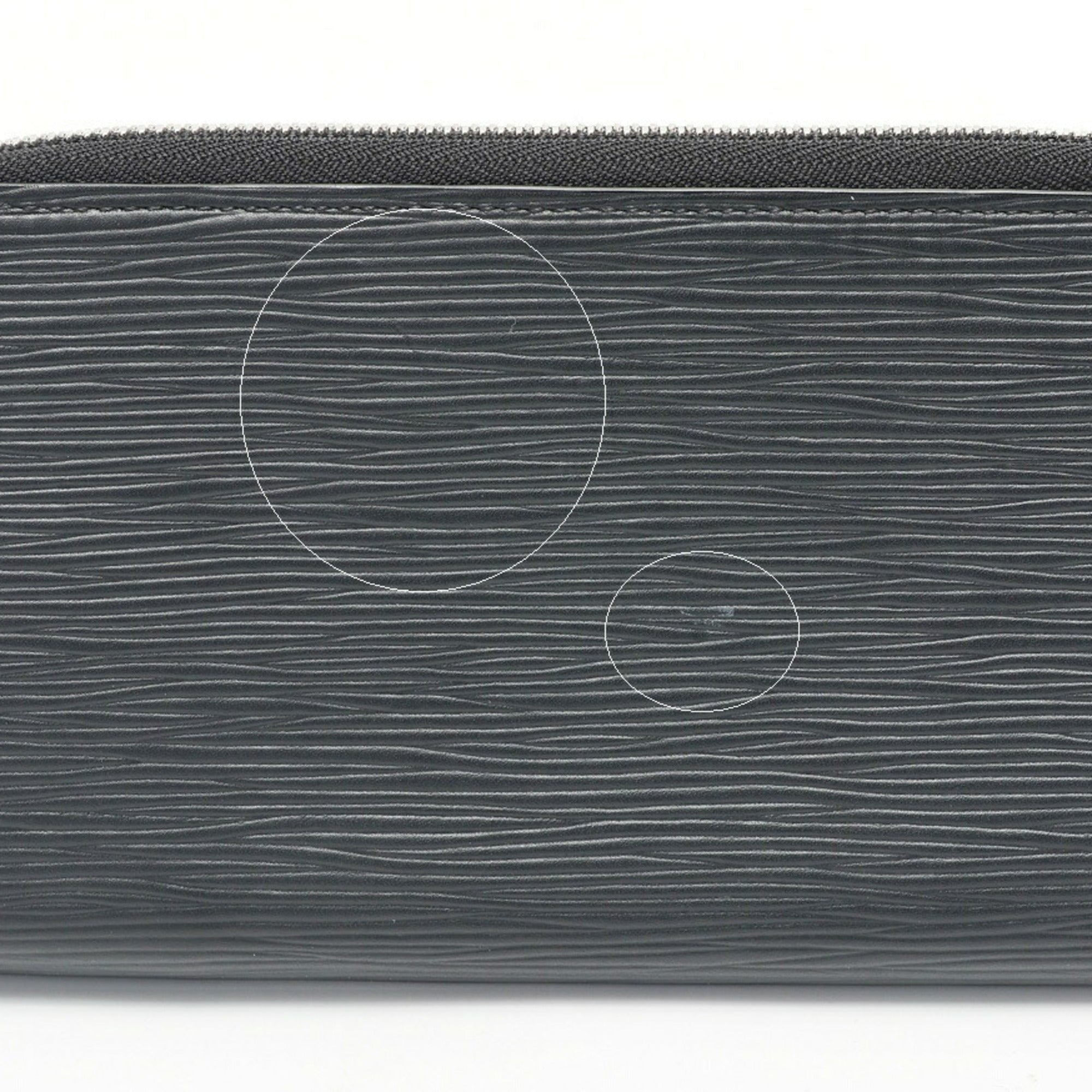 Louis Vuitton Black Noir Epi Leather Coin Purse/Coin Case (Pre-Owned)