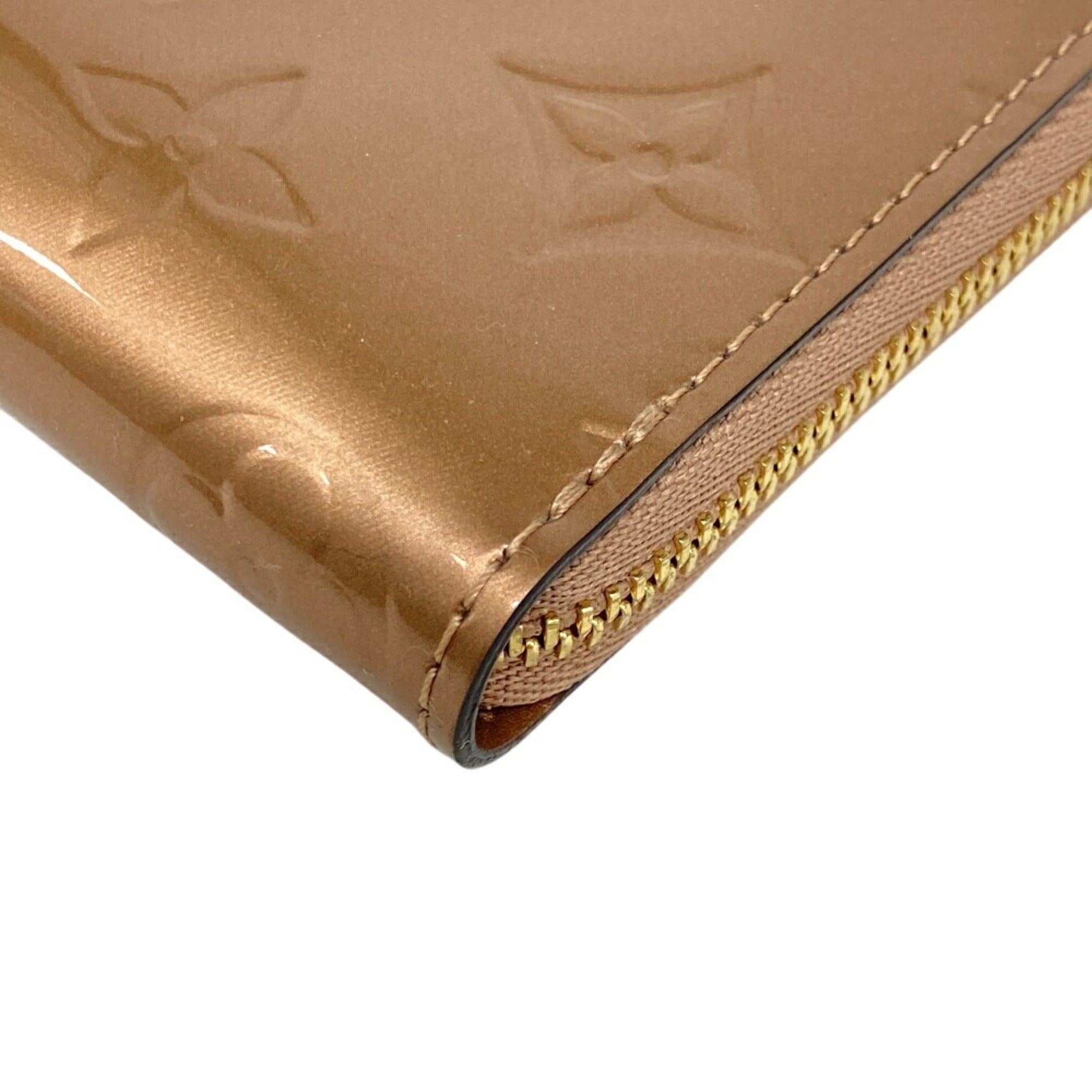 Louis Vuitton Monogram Vernis Beige Monogram Vernis Coin Purse/Coin Case (Pre-Owned)