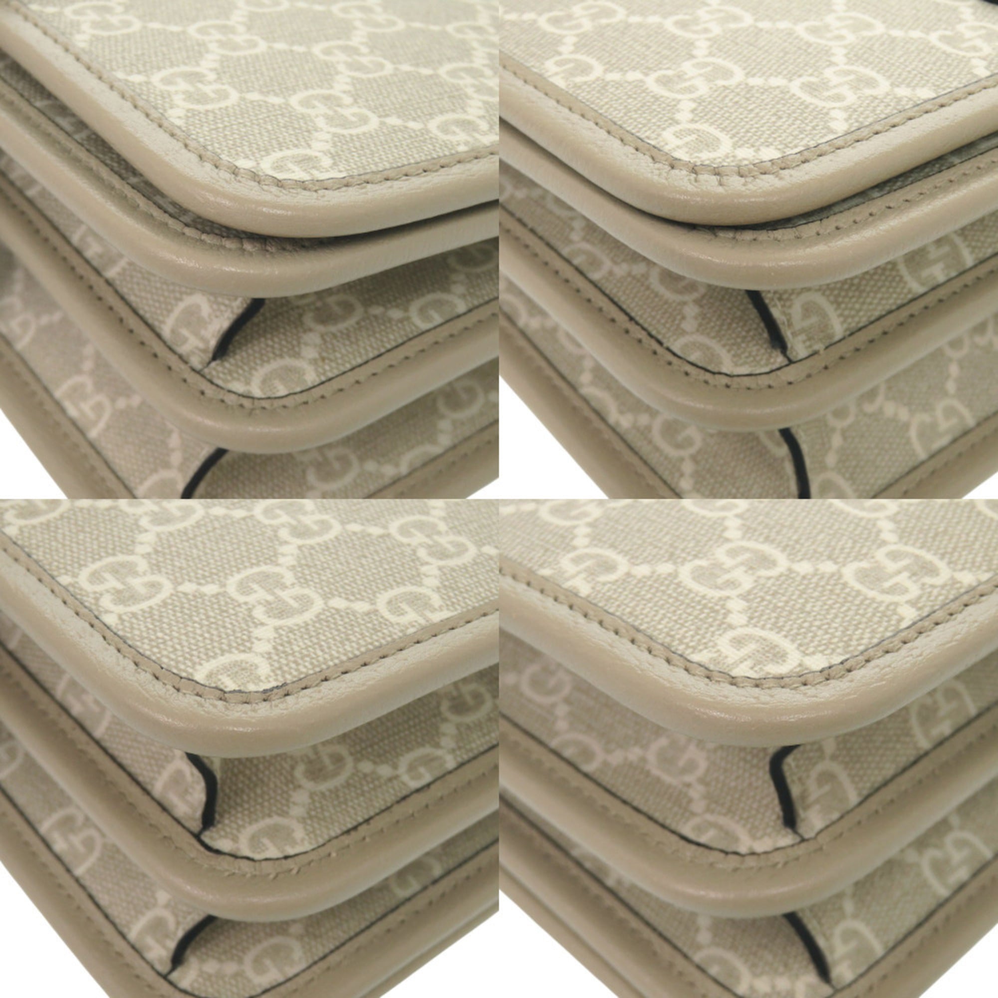 Gucci Beige Gg Supreme Shoulder Bag (Pre-Owned)