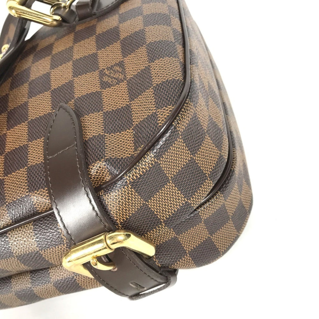 Louis Vuitton Brown Ebene Damier Canvas Shoulder Bag (Pre-Owned)