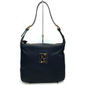 Fendi Black Nylon Leather Shoulder Bag (Pre-Owned)