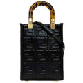 Fendi Black Leather Handbag (Pre-Owned)