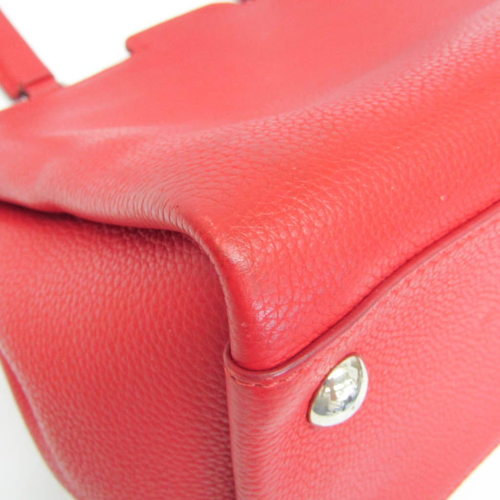 Louis Vuitton Astrid Handbag Leather Red Leather Handbag (Pre-Owned)