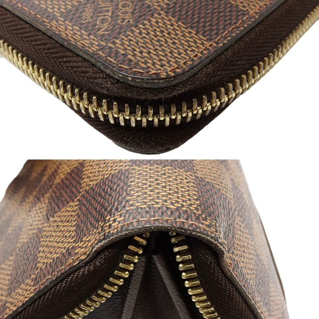 Louis Vuitton Damier Canvas Ebene Canvas Long Wallet (Bi-Fold) (Pre-Owned)