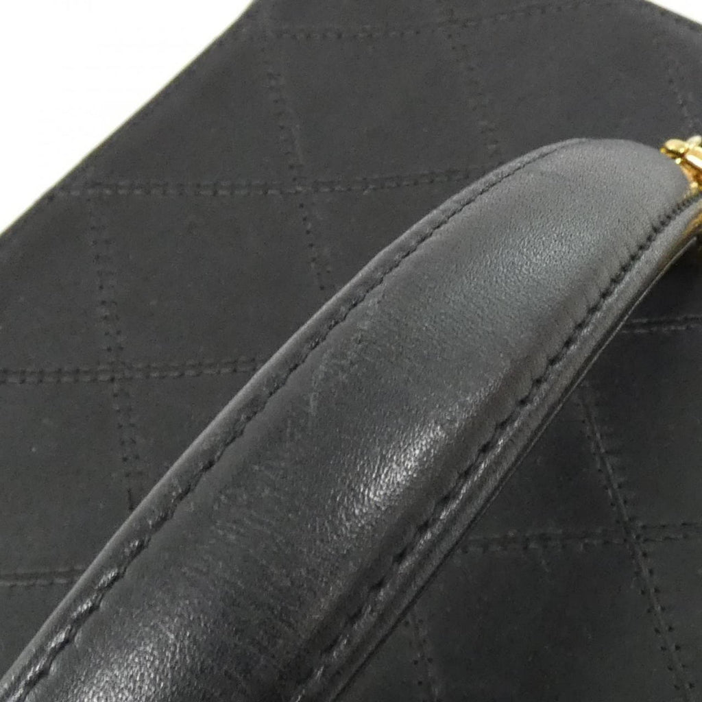 Chanel Black Leather Handbag (Pre-Owned)