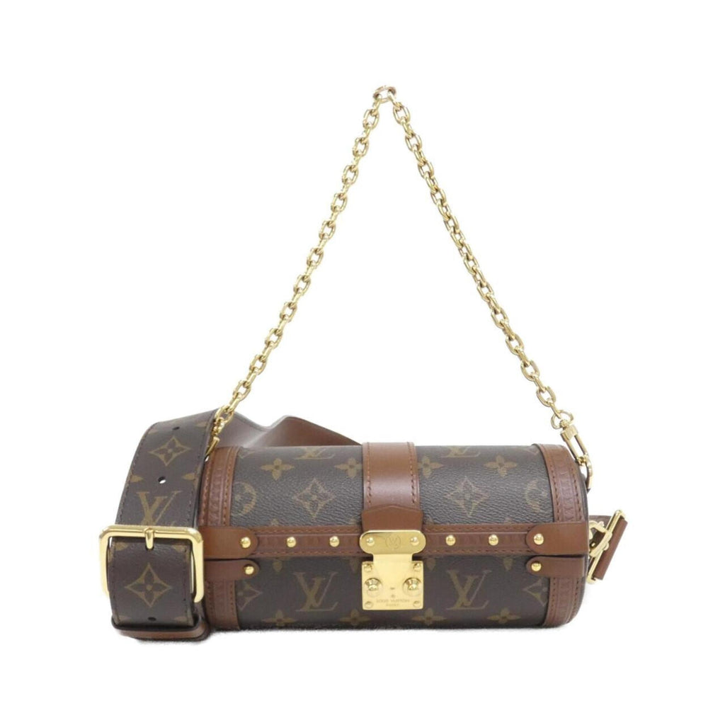 Louis Vuitton Marron Coated Canvas Shoulder Bag (Pre-Owned)