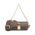 Louis Vuitton Marron Coated Canvas Shoulder Bag (Pre-Owned)