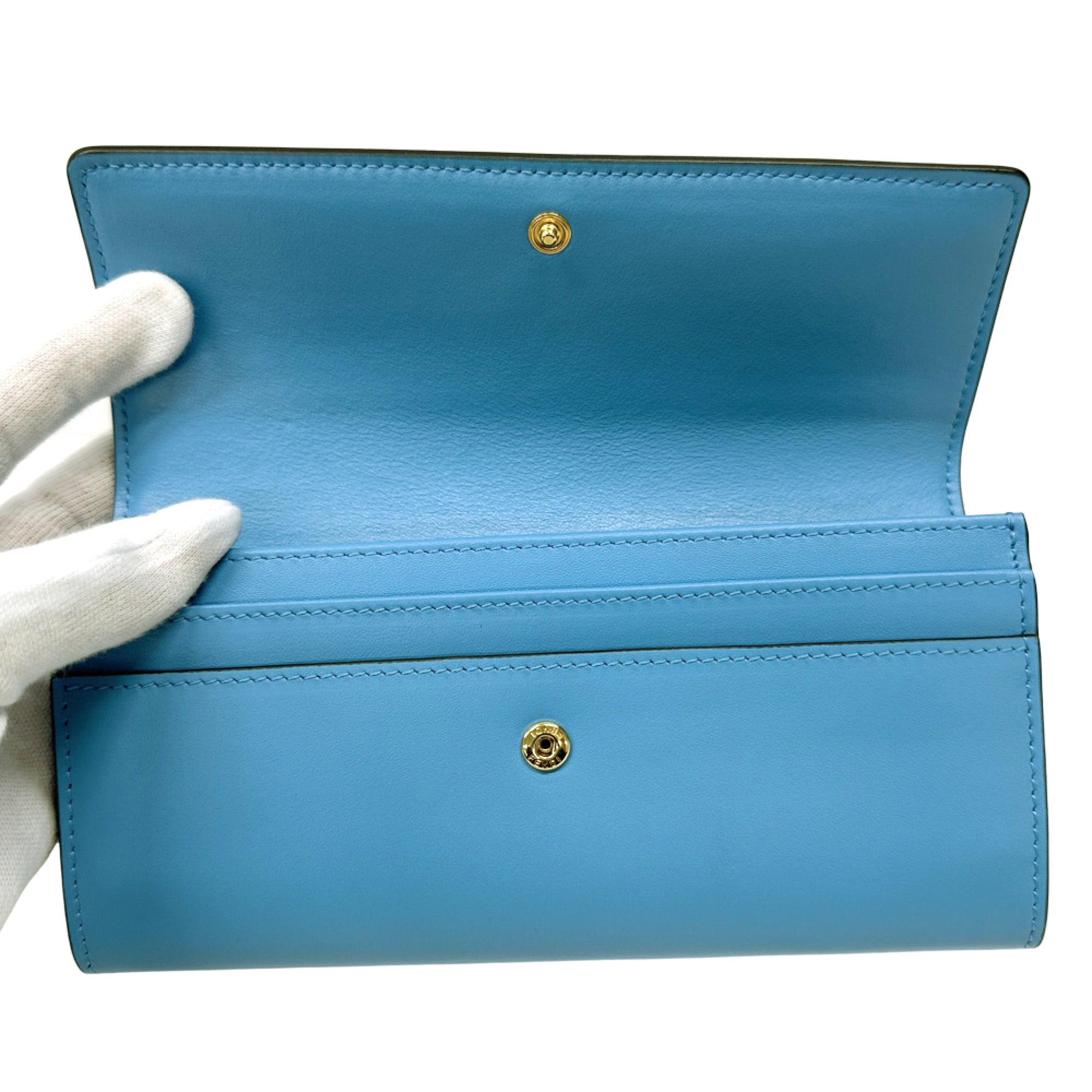 Fendi Blue Light Blue Leather (Pre-Owned)