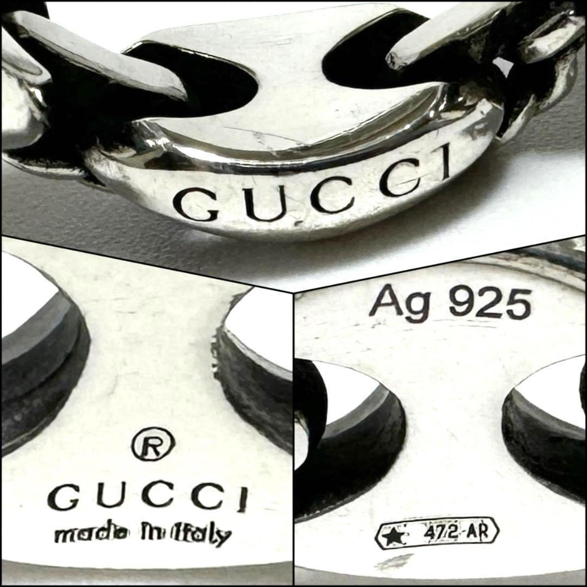 Gucci Silver 925 Band Ring (Pre-Owned)