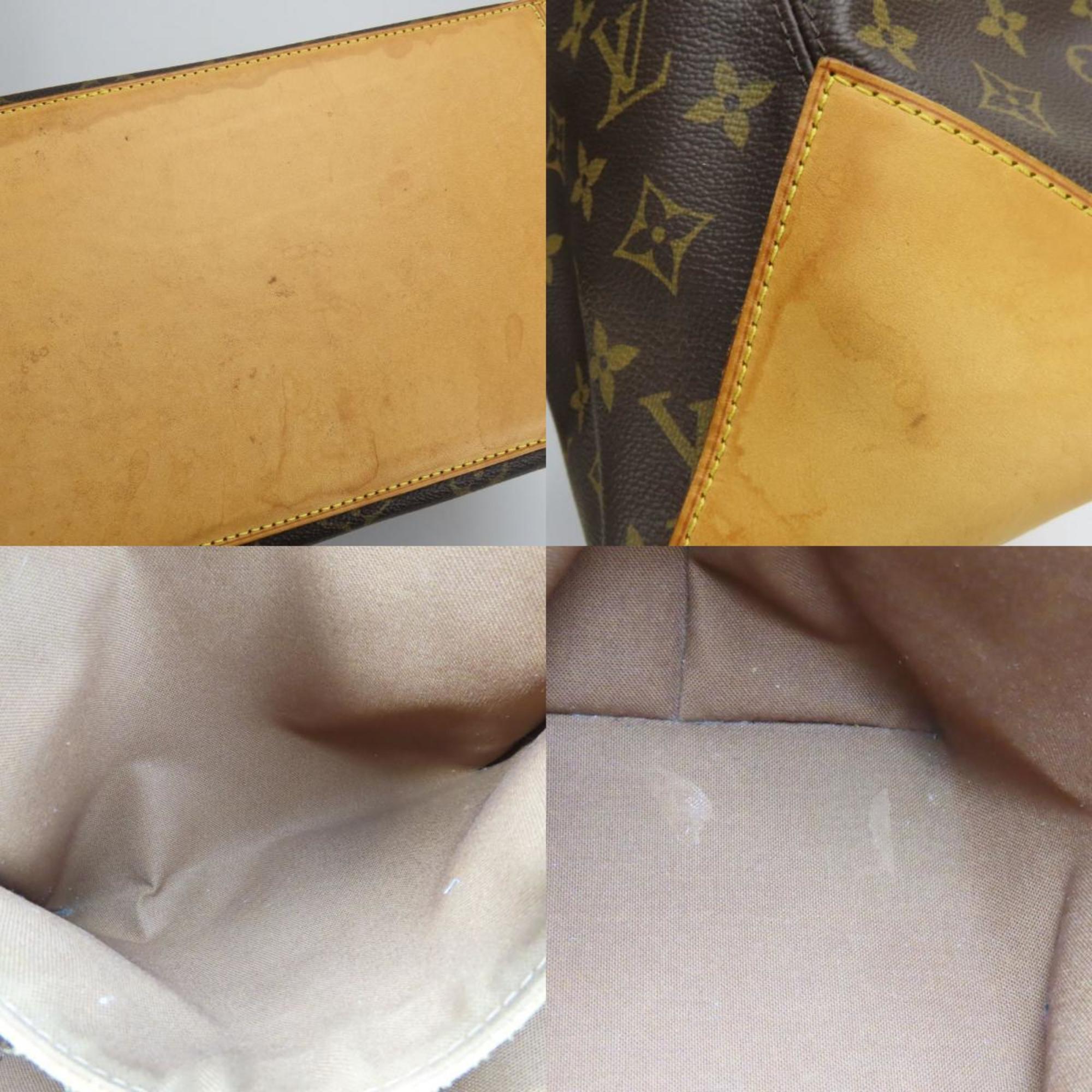 Louis Vuitton Brown Monogram Leather Tote Bag (Pre-Owned)