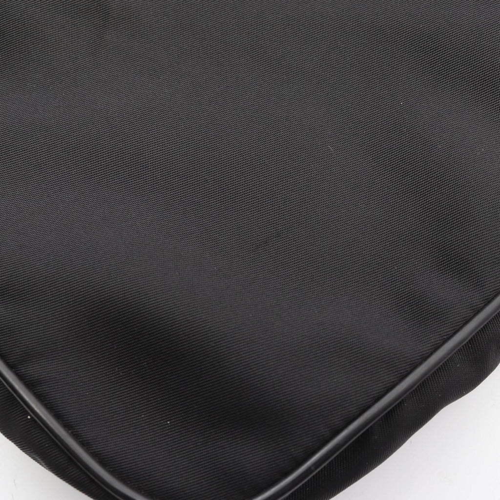 Prada Black Nylon Saffiano Triangle Handbag Shoulder Bag (Pre-Owned)