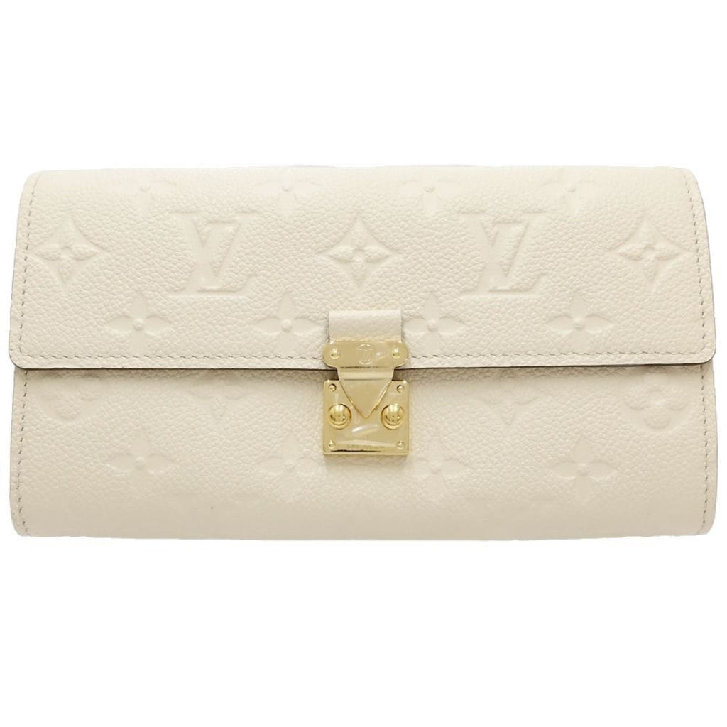 Louis Vuitton Monogram Empreinte Leather Long Wallet (Bi-Fold) (Pre-Owned)
