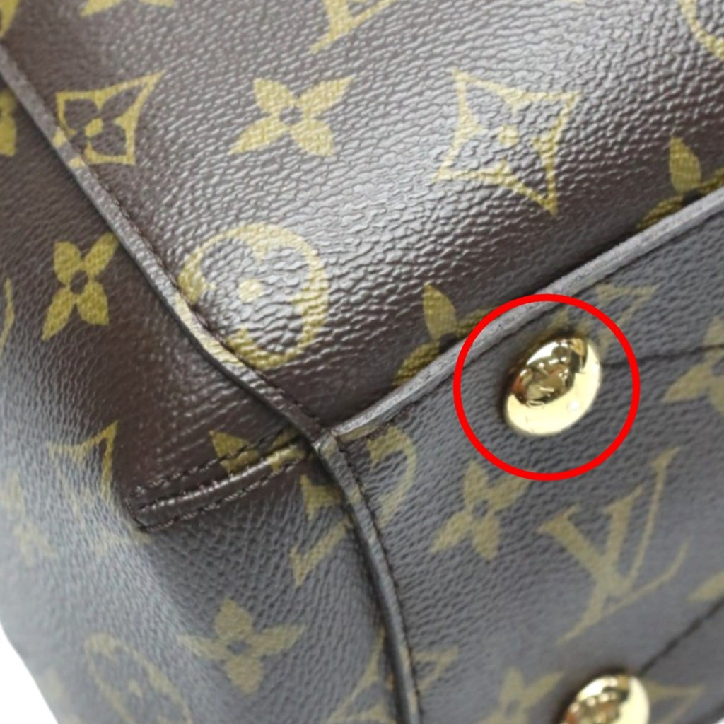 Louis Vuitton Brown Monogram Canvas Handbag Shoulder Bag (Pre-Owned)