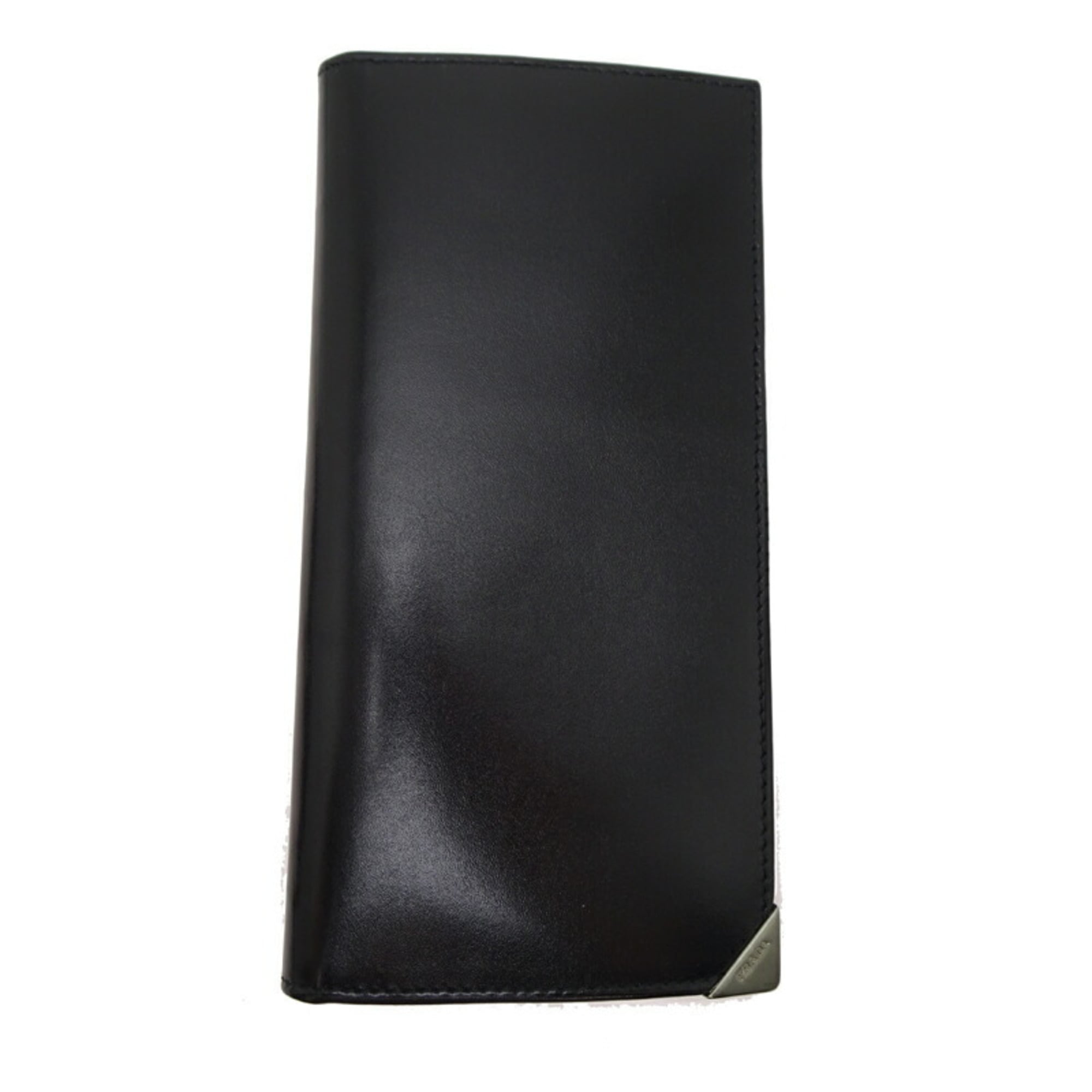 Prada Black Nero Long Bill Wallet (Bi-Fold) (Pre-Owned)